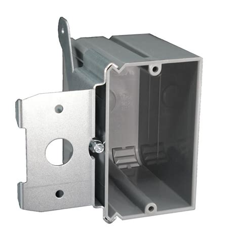 single gang metal cut in box|single gang adjustable box.